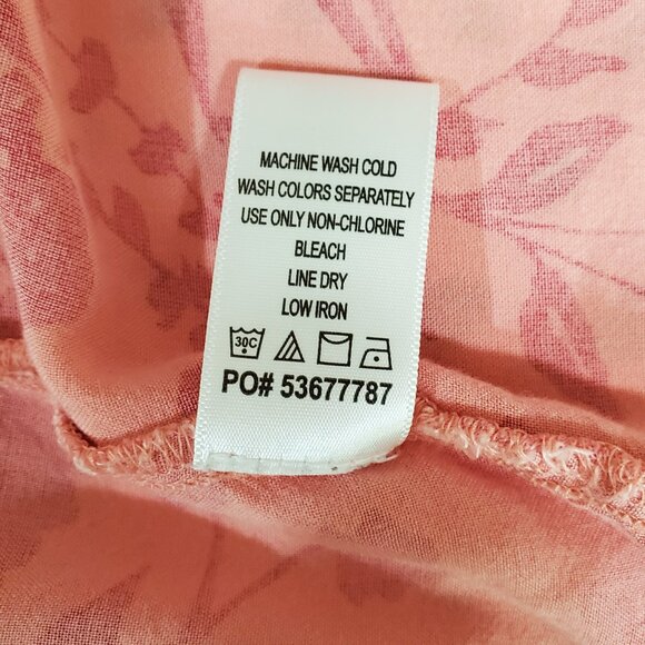 Woman Within 100% Rayon V- Neck Short Sleeve Tunic Top 2X - Picture 6 of 6